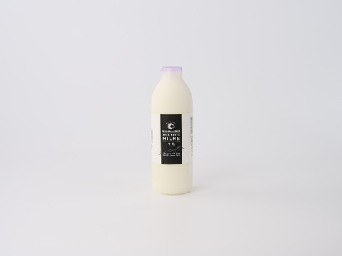牛乳本来の自然なおいしさ！『ミルン牧場の特選牛乳』800ml×3本