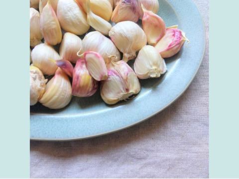 【有機JAS認証・期間限定】生にんにくバラ 南アルプスの有機野菜　500g