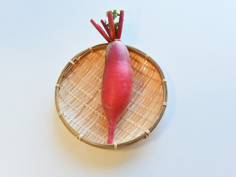 和らぎ農法　サラダ赤大根　大（1～2本）