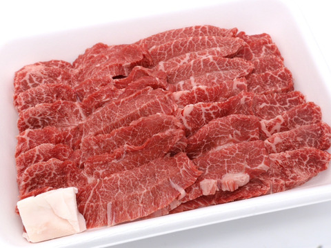 【ラスト１パック】兵庫県産黒毛和牛（経産牛）「ミスジ（焼肉用）500g/パック」