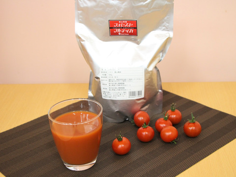トマトのプロが作った！！『無添加トマトジュース』1ℓ×2パック（フォレストフルティカ100％使用ストレートジュース）