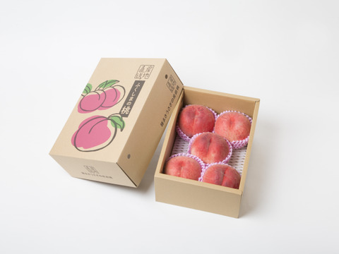 固い桃 おどろき 福島県伊達市産 2kg(5～7玉)