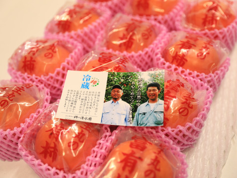 冷蔵柿（富有柿）12個入りⅬサイズ
福岡県久留米市田主丸産