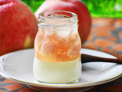 期間限定プリン（生・桃）　6個セット