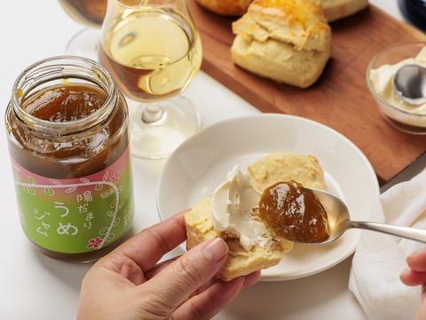 甘酸っぱい　梅ジャム 380g 栽培期間中農薬不使用 南高梅限定使用