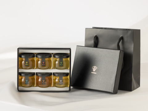 国産生はちみつ食べ比べセット/袋付き