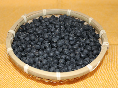 自然栽培！『黒大豆（快豆黒頭巾）』500g