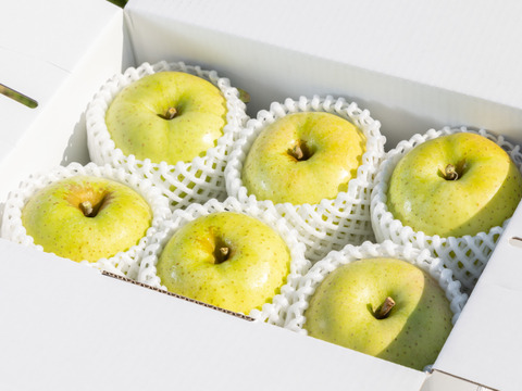 【りんご：王林】癒やしの香り豊かな時間 青りんご8～5個程度（2kg程度）