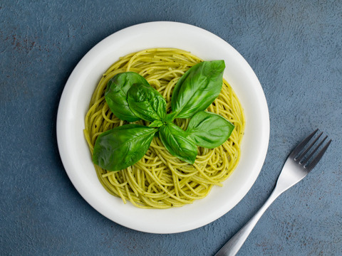 【京都産】露地で育てた香り高いバジル（スイートバジル）　500ｇ