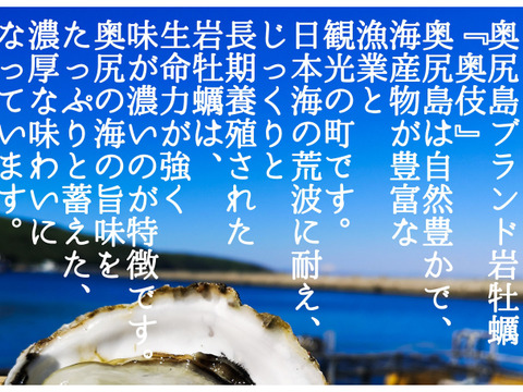 [夏ギフト][お試し岩牡蠣！]【北海道唯一の養殖岩牡蠣】北海道奥尻産 厳選岩牡蠣｢奥伎｣(sサイズ30個入り) 焼いてよし！蒸してよし！生でもよし！ 4年もの！北海道でも珍しい養殖岩牡蠣を食べよう！
