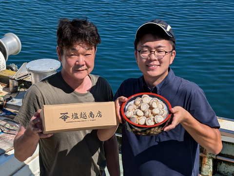 【品薄中】青森県産蒸しほたて１kg分