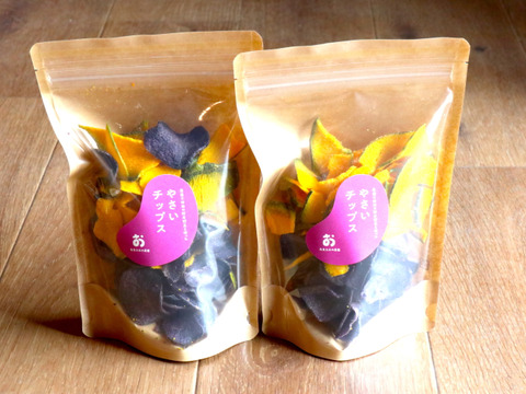 1番人気！【やさいチップス：2種75g2袋】紫じゃがいも/かぼちゃ2種2024秋ver