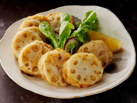 ふんわりつくね×シャキシャキ蓮根！みつせ鶏蓮根かさね揚げ（あおさ入り）計1kg