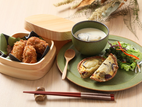 ご自宅でお手軽に調理できる　美浄生牡蠣　冷凍食品セット