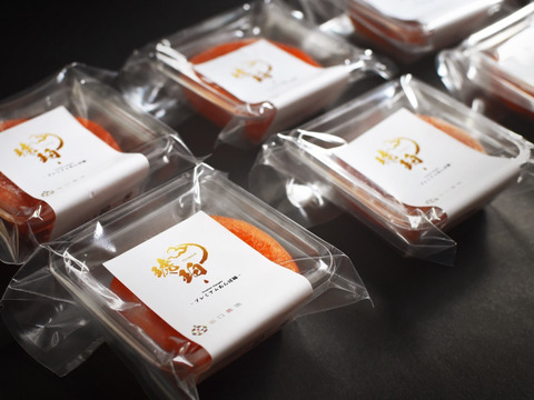 【プレミアムあんぽ柿　”琥珀”　】＜贈答用に最適！＞（秀品）大サイズ８個木箱入