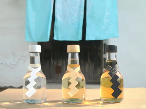 【広島産】 浄酎・琥珀浄酎 180ml × 3本セット『3種飲み比べ』