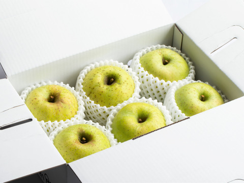 【りんご：王林】癒やしの香り豊かな時間 青りんご8～5個程度（2kg程度）