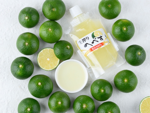 100ｇ×10個入り　生絞りへべす果汁（冷凍）