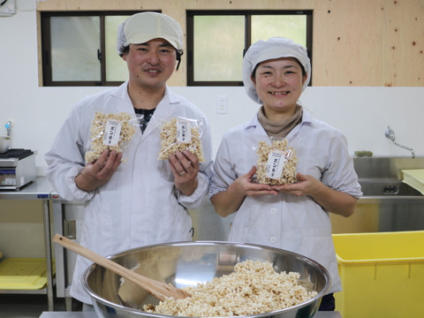 自家栽培もーもー米のポン菓子　　【シュガー味】60ｇ×5袋
