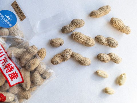 【落花生】炒りさやなかてゆたか 270g【2個セット】