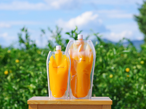 【父の日ギフト】日下みかんストレートジュース　パウチ1000ml×3本(化粧箱入)