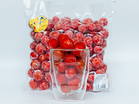 【冷凍フルーツトマト】完熟越え！！甘さが最高潮の割れフルーツトマト「ポモロッサ」加工用1㎏