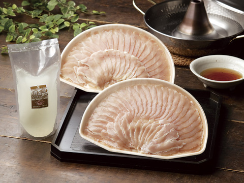 【冬ギフト】贅沢地鶏 青森シャモロック しゃぶしゃぶセット 800g (2～3人前) 熨斗対応可 メッセージカード対応可