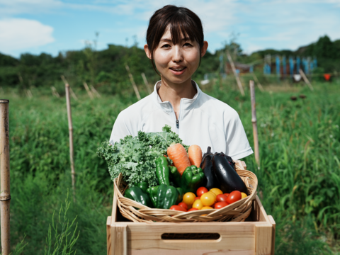 【6/7月限定】淡路島の旬をお届け！有機肥料100%栽培の野菜6～7種詰め合わせ