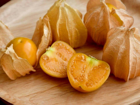 甘さと豊潤な香りそのまま！冷凍ほおずき２キロ　農薬・化学肥料不使用栽培。半解凍でそのまま食べても、冷凍状態のままジャム、シロップ、果実酒に加工しても超絶美味。他の果実にはない美味しさと栄養価たっぷり。