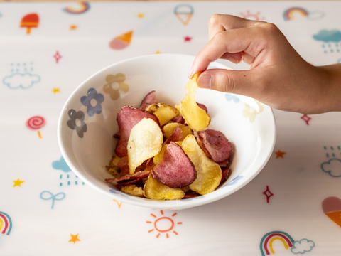 値引きセール中！ポテトチップス【低塩】【無添加】【コンパクト便】3袋セット