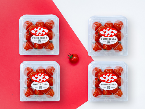 【大人気商品♫】甘さと香り抜群！フルーツトマト「ポモロッサ」（4パック＋おまけ2つ付）