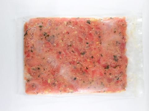 【漁師飯】流水解凍1分！カツオなめろう(100gx10pc)