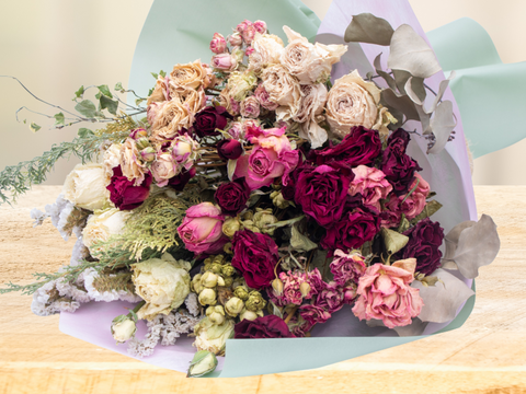 【廃棄ゼロの想い】国産ドライローズ｜サステナブルフラワー