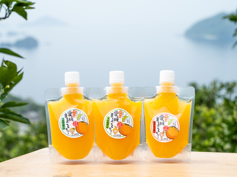 【お試し】みかんそのものの味をギュッと！愛媛まるごと飲むゼリー(3種3個入)