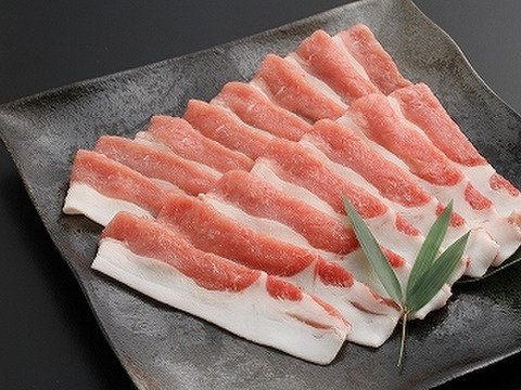 兵庫県認証食品　金猪豚　ロースしゃぶしゃぶ用、モモスライス　セット