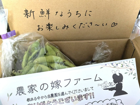 【1kg】枝豆嫁ぎ先募集中♡枝豆王国新潟から☆まめ〜！枝豆！うんめよ(^^)