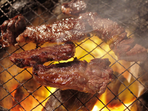 【５パック限定品】兵庫県産黒毛和牛（経産牛）「ハラミ（焼肉用）200g/パック」