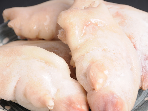 コラーゲンたっぷり！【香心ポーク】豚足２本＊まとめ買い対応