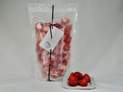 収穫してスグその日に瞬間冷凍!!福岡県産あまおう!!(お徳用1kg×1p)