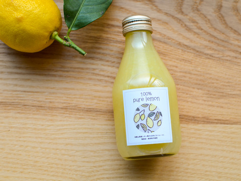 〔180ml×3本〕和歌山県産レモン100%ストレート果汁◆添加物・保存料不使用！