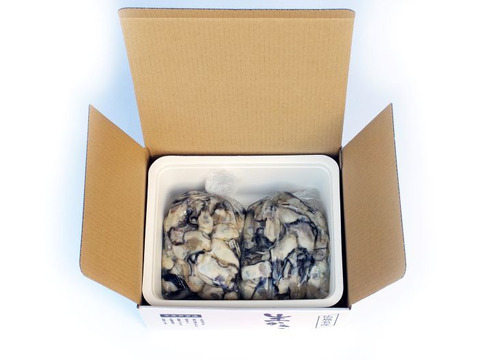 旨味たっぷり！倉橋産生牡蠣むき身 大小混ざり ２kg