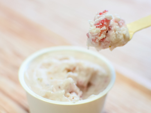 【ギフト】　削りいちごと苺ミルクのジェラート