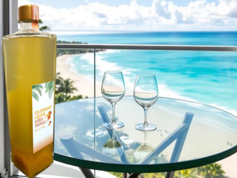 新商品✨陽光の輝き　自然派リキュール🍹ゴールデンベリーリキュール「AUREA TROPICA」720ml×２本入り