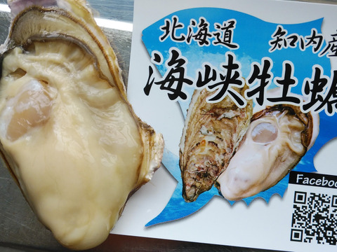 身入り最高！今が旬の北海道産海峡牡蠣(25個入り 4~4.5kg)