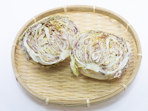 食卓に咲く「食べるバラ」。京都丹波産・高級チコリ「ルシア」ー 苦み少なく、驚きの美しさ　１玉（約３００ｇ）