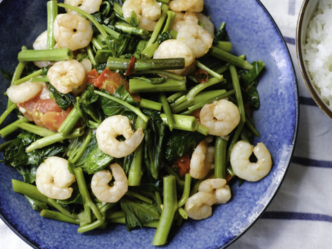 化学農薬・肥料不使用の空芯菜（約1.6kg）お魚が野菜を育てる「アクアポニックス」で栽培