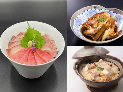 鯛とマグロとカンパチを柵でご用意♪ みやび手作りキット