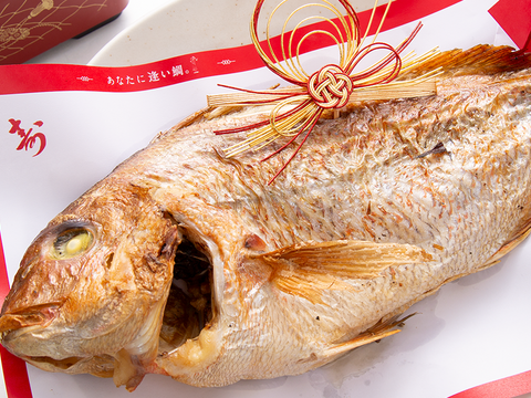 【夏ギフト】三重の海が育てた極上真鯛！甘くてジューシーな＜塩焼き鯛＞
