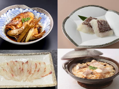 九州認知度No1養殖真鯛!「みやび鯛セット」
(お刺身・切り身・あら炊き・鯛めし)
