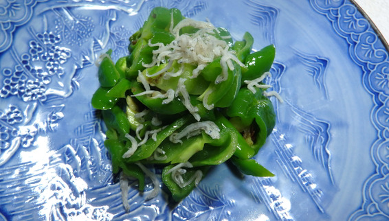 シャキッと食感！ちりめんの旨味のハーモニー♪　☆ジャコ万願寺☆
